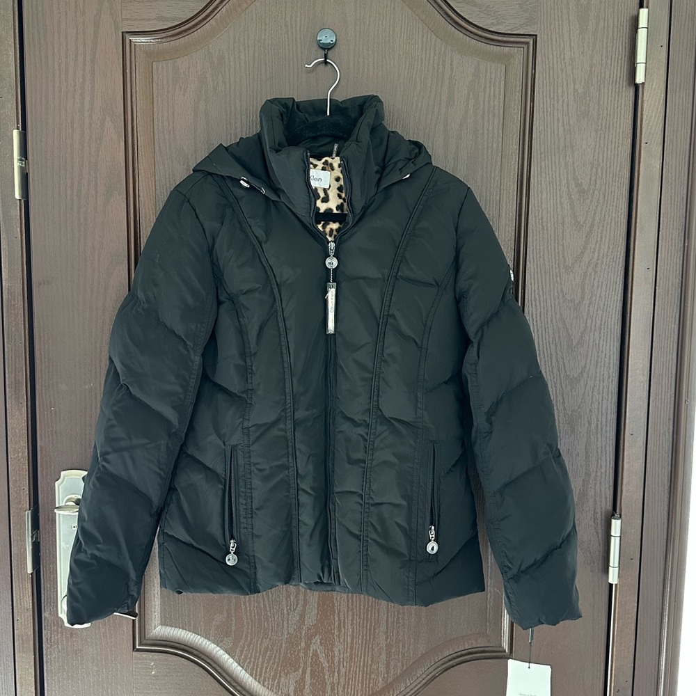Calvin Klein Women's Black Puffer Coat Jacket - Picture 1 of 10